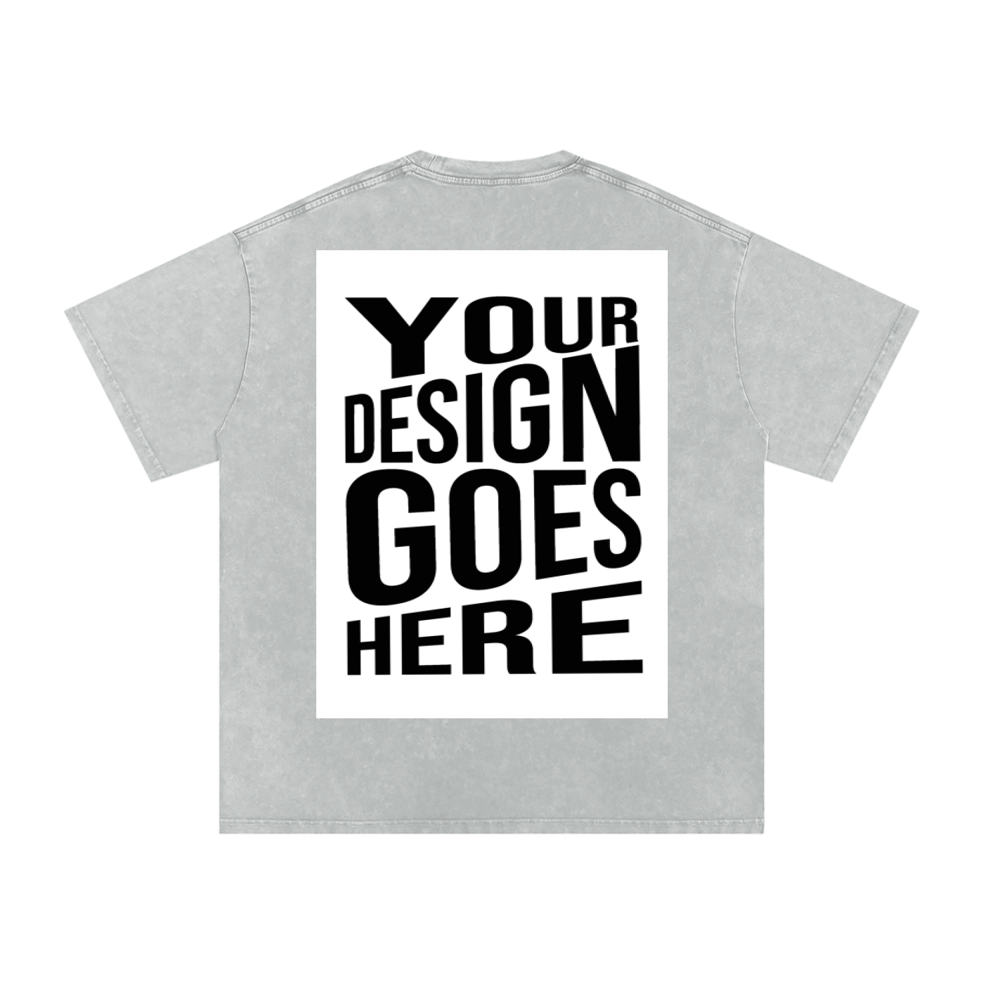 CUSTOM ORDER X RisenRetro Snow Washed Oversized Cotton T-Shirt