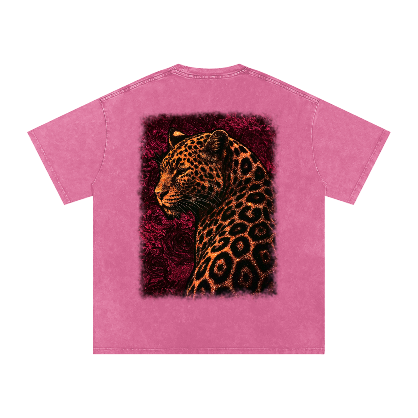 Savage Bloom X Risen Retro Snow Washed Oversized Cotton T-Shirt
