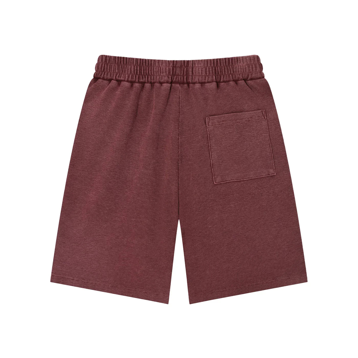 Make Moves Mineral Wash Waffle Knit Shorts