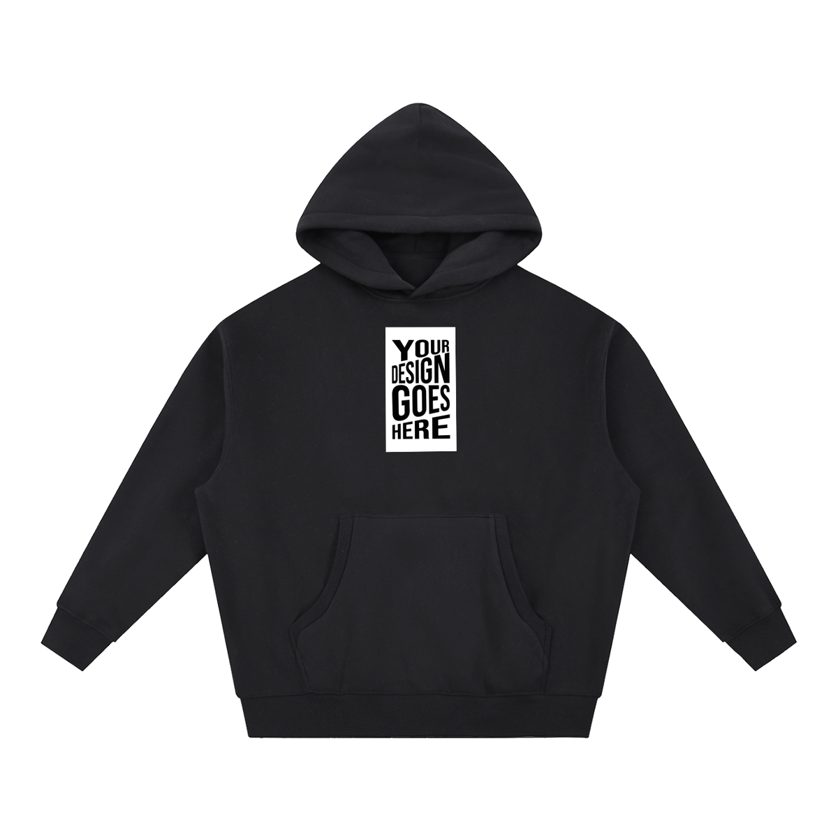 CUSTOM ORDER | RISENRETRO | Essential Oversized Boxy Fit Fleece Hoodie