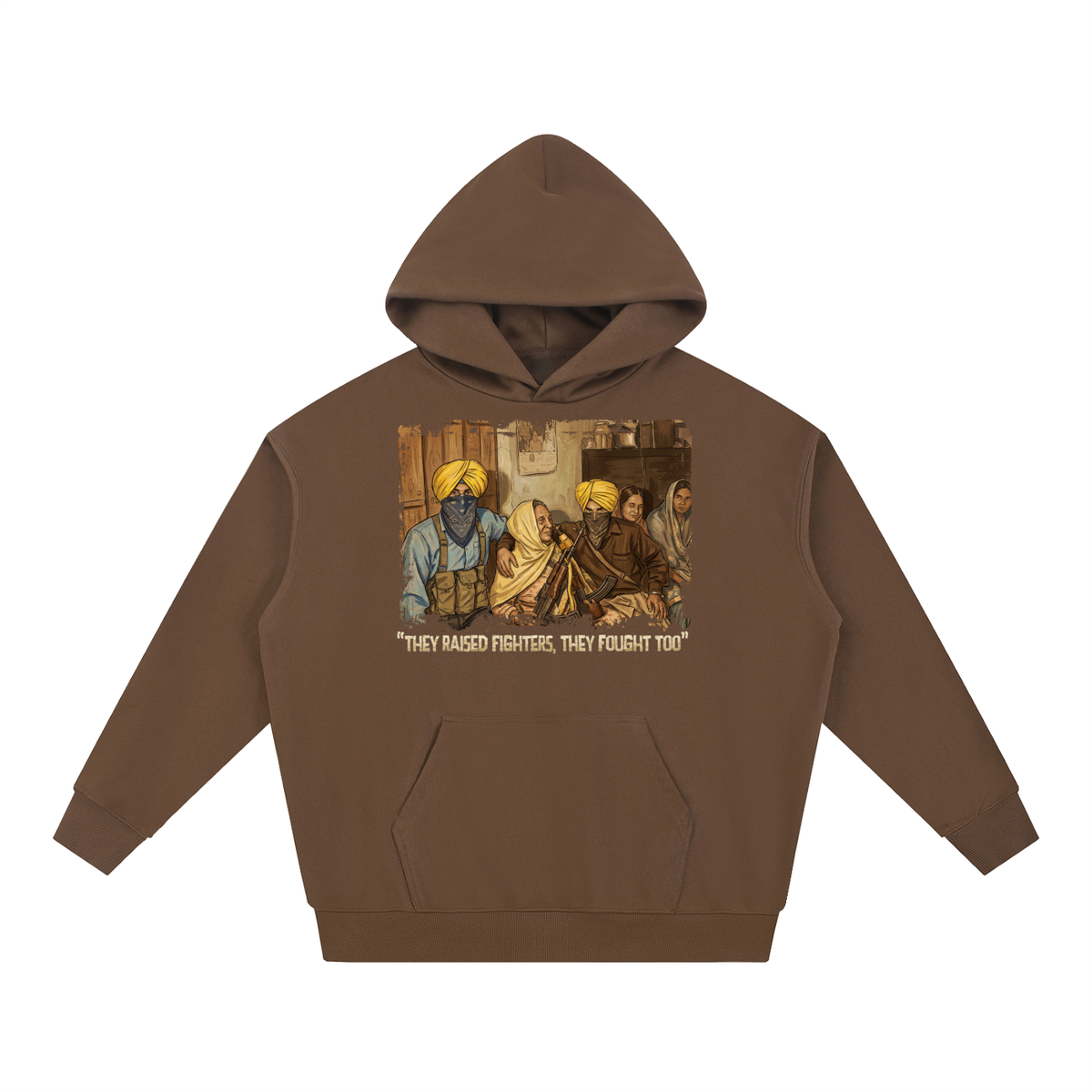 Mothers of Courage Essential Heavyweight Hoodie | Risen Retro