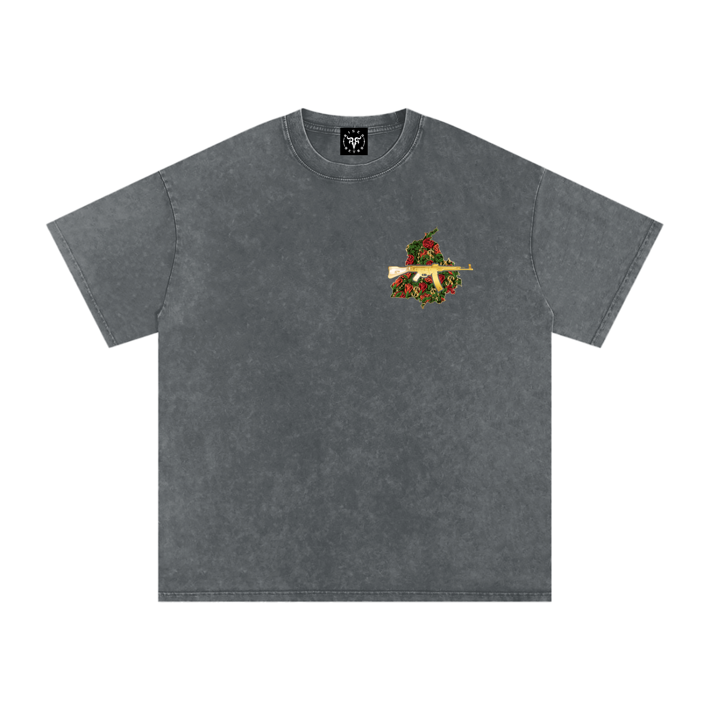 Vintage Panjab v4 X RisenRetro Snow Washed Oversized Cotton T-Shirt