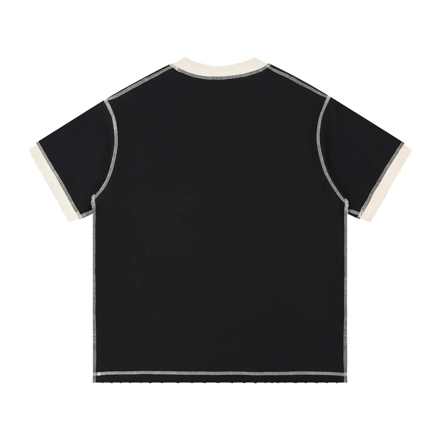 California X Risen Retro Contrast-Stitched Cotton T-Shirt