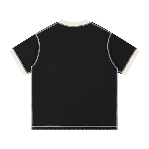 California X Risen Retro Contrast-Stitched Cotton T-Shirt