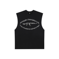 Sovereignty | RisenRetro | Raw Edge Cotton Tank Top