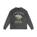 Fearless Jarnail hari Singh Nalwa Acid Wash Oversize Long Sleeve T-Shirt X RisenRetro