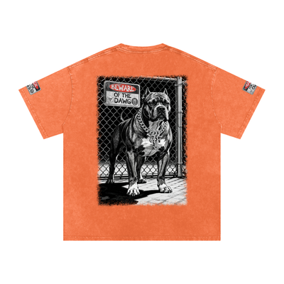 Beware of the Dawg Washed Oversized Cotton T-Shirt