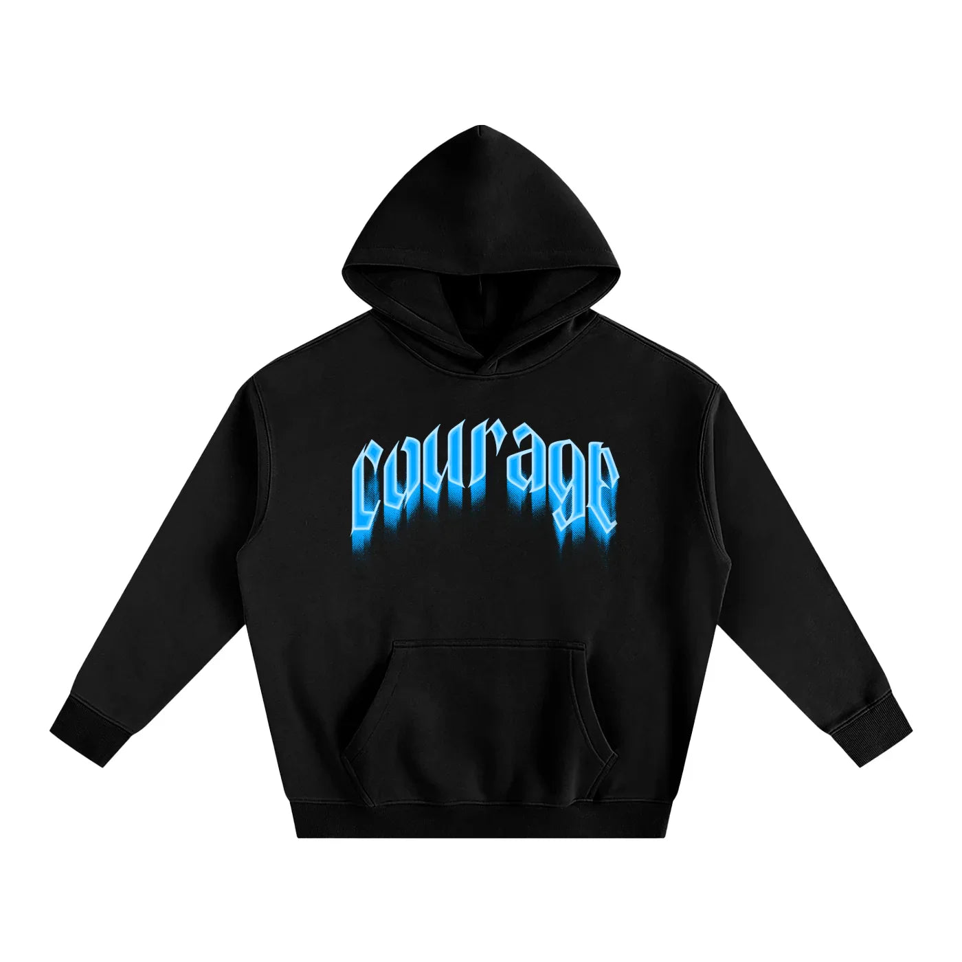 Courage Over Comfort X Risen Retro Oversize Fleeced Hoodie