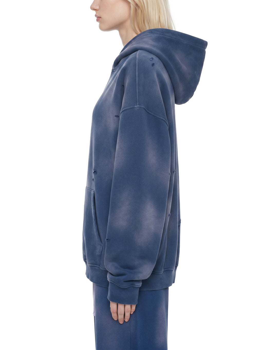 RISENRETRO X Unisex Sunfade Frayed Fleece tracksuit
