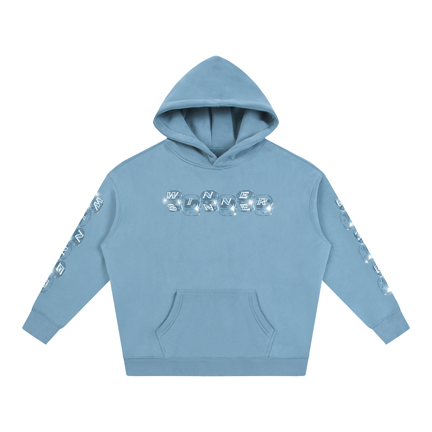 WINNER X SINNER X Risen Retro Oversize Fleeced Hoodie