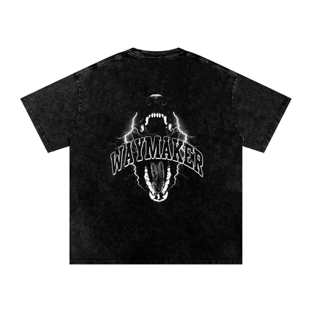 T-shirt oversize en coton délavé à la neige WayMaker