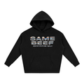 SAME BEEF Oversize Fleeced Hoodie