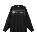RAW RICH RARE X Risen Retro Oversized Unisex Long Sleeve T-Shirt