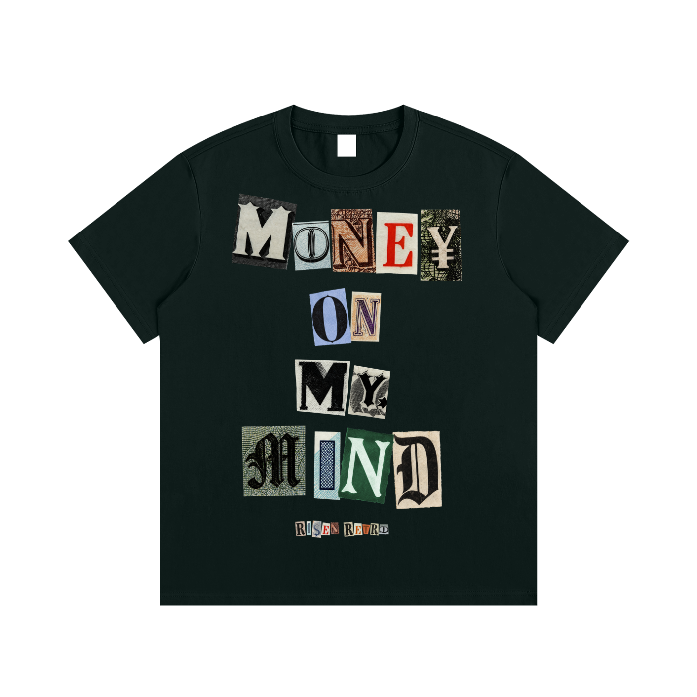 MONEY ON MY MIND X RISEN RETRO Essential Cotton T-Shirt