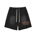 Panjab Bloodline  X Risen Retro Sun Fade Raw Edge Cotton Shorts
