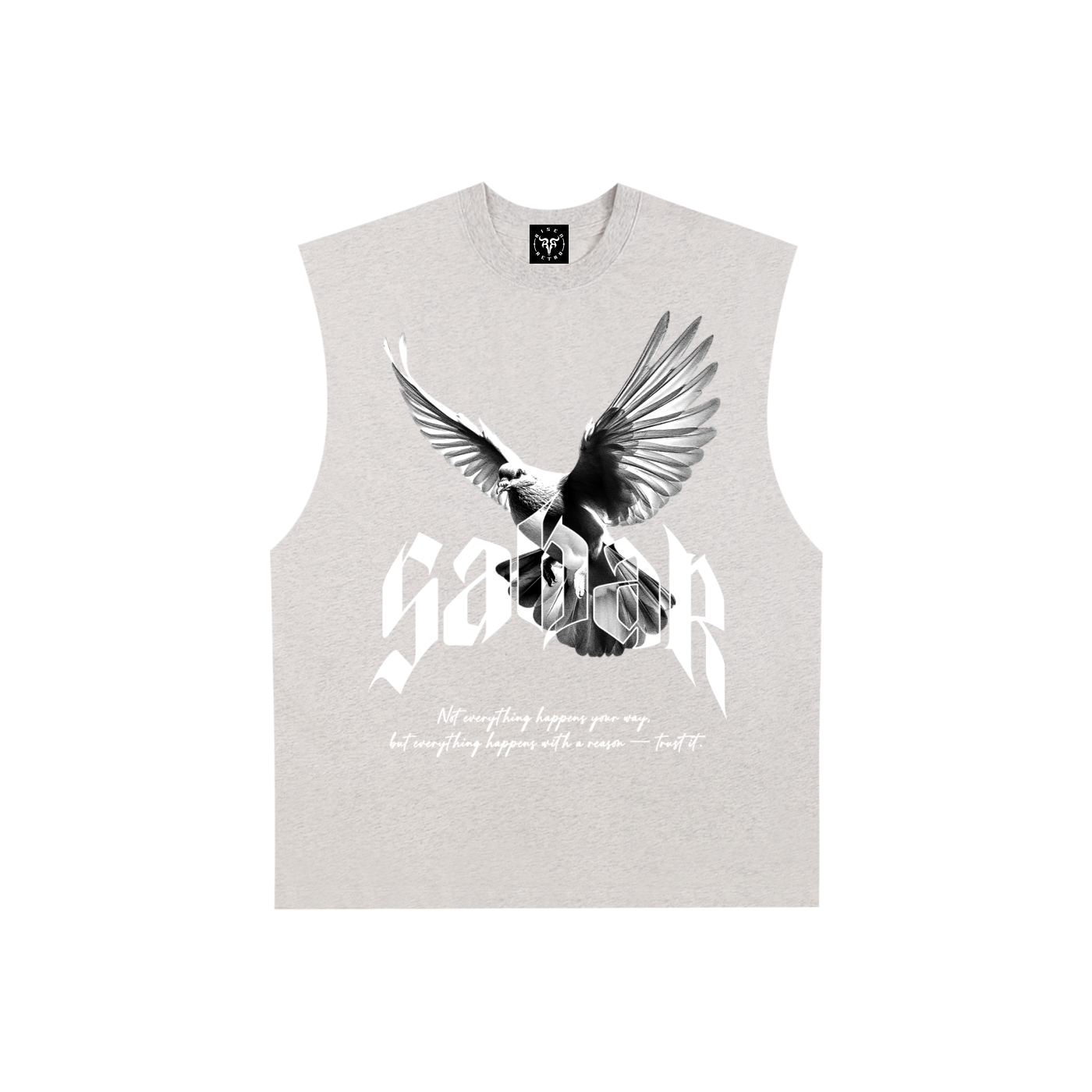 SABAR x Risen Retro Raw Edge Cotton Tank Top