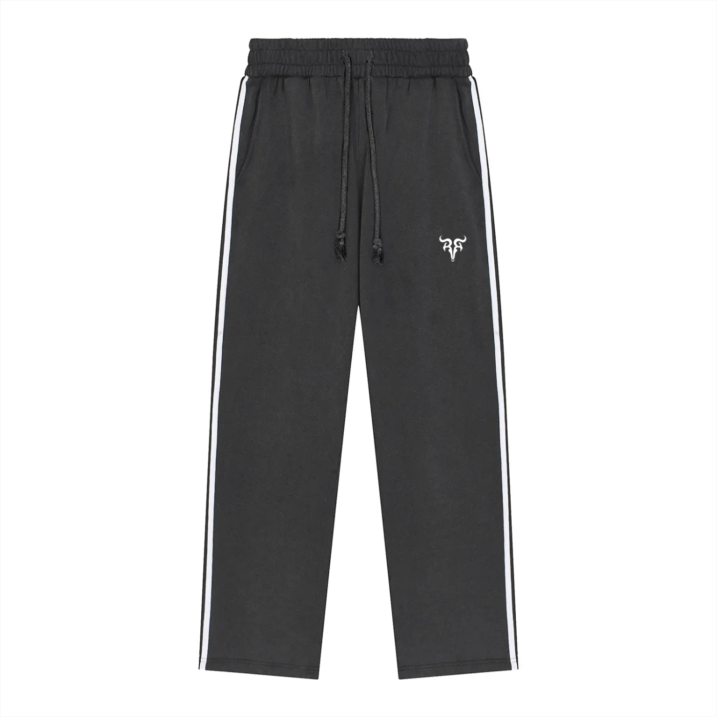 RisenRetro Snow Washed Contrast Tape Sweatpants