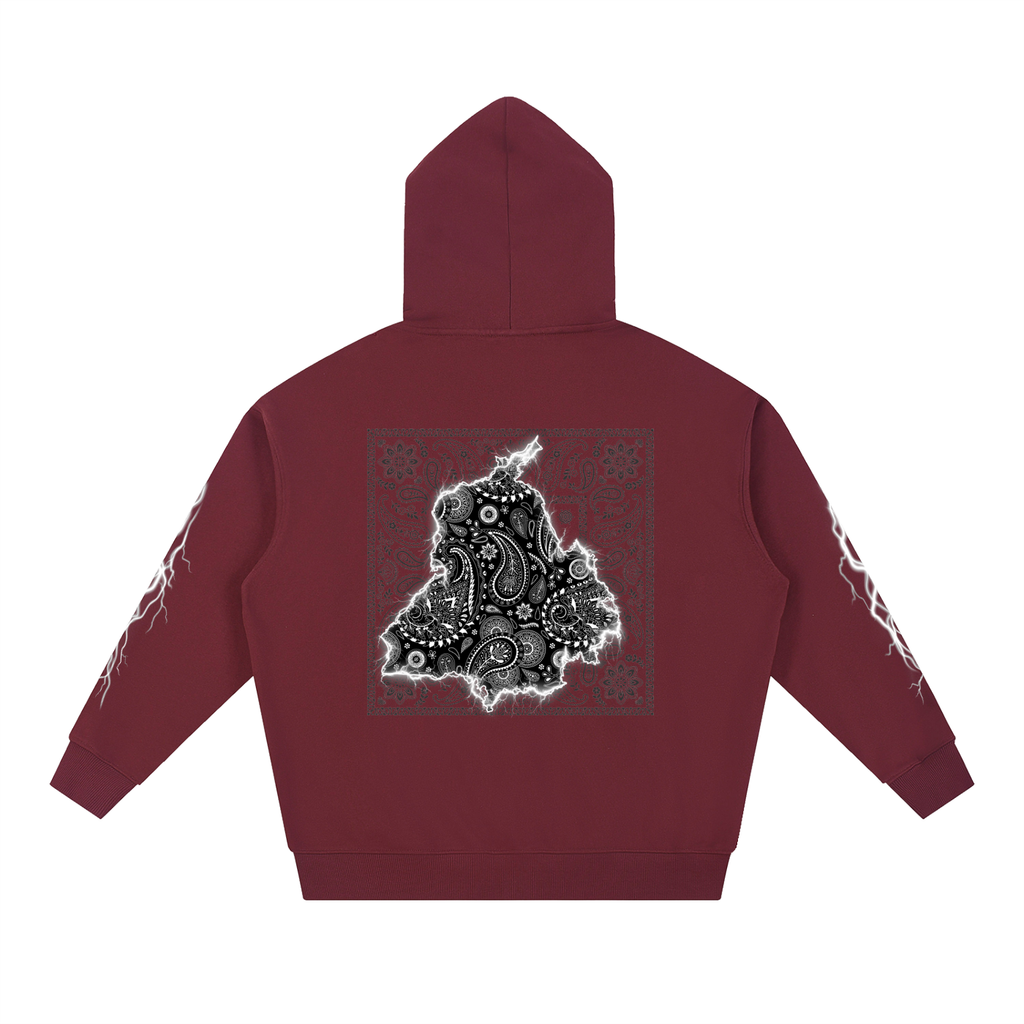 PANJAB BANDANA FLASH Essential Heavyweight Hoodie | RISENRETRO