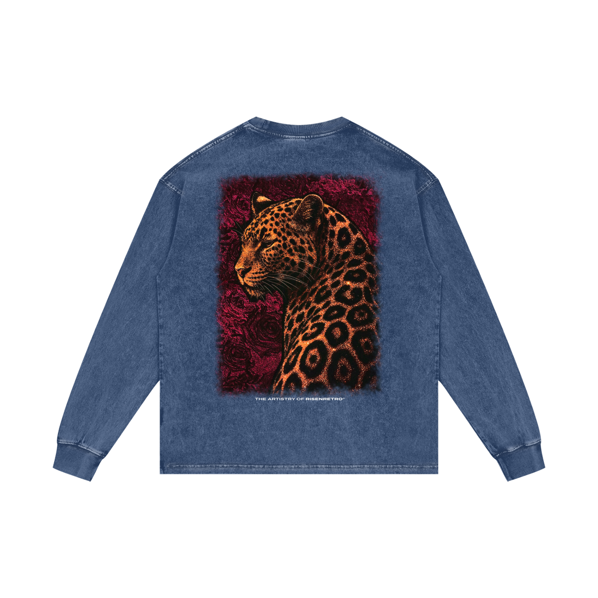 SAVAGE BLOOM | RISENRETRO | Acid Wash Oversize Long Sleeve T-Shirt
