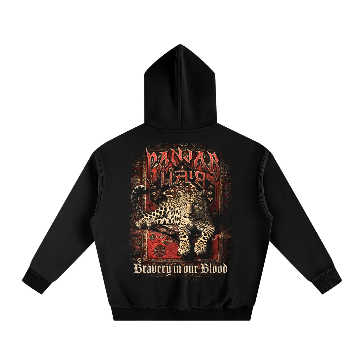 Panjab Bloodline X RisenRetro Oversize Fleeced Hoodie