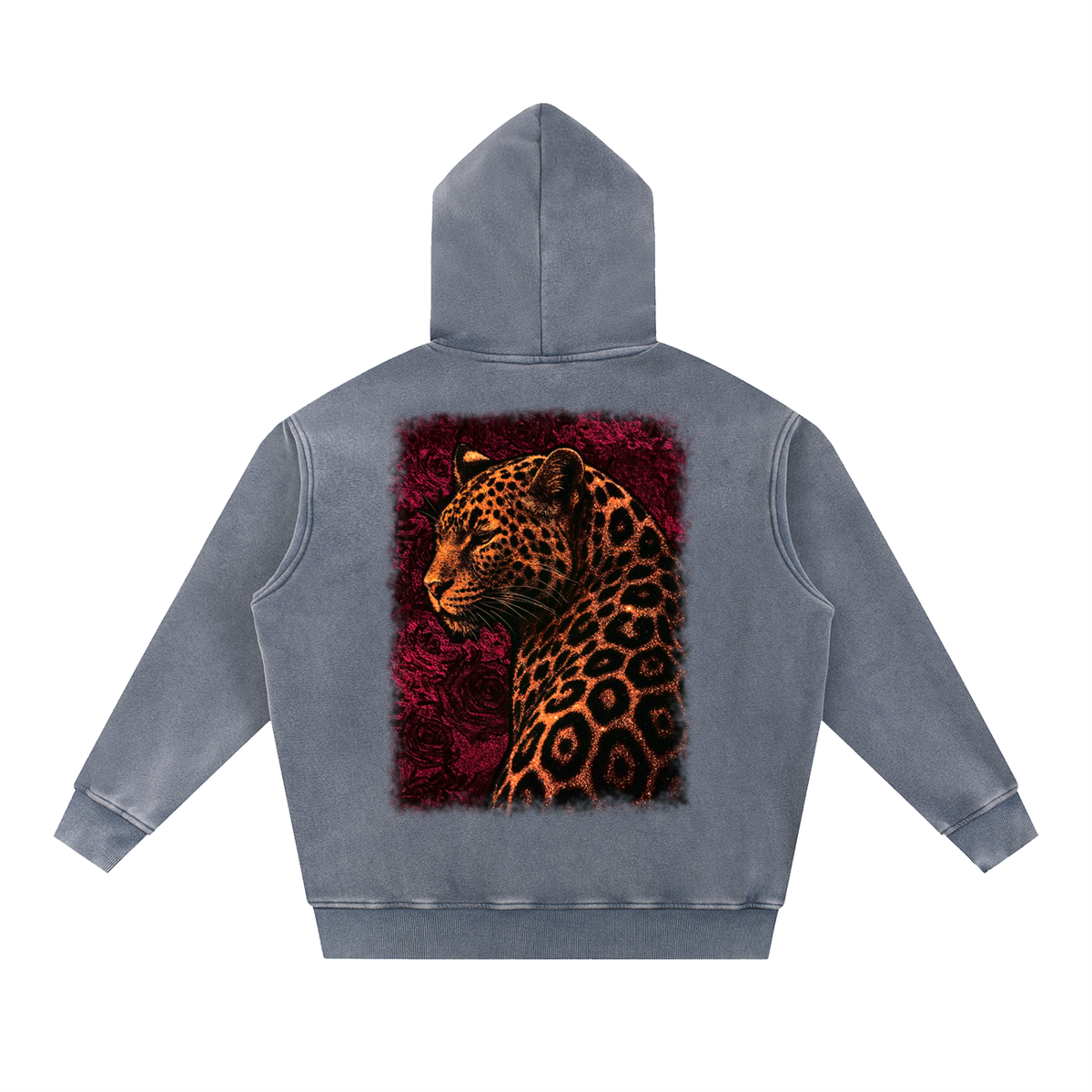 Savage Bloom X RisenRetro Unisex Snow Wash Fleece Oversize Hoodie