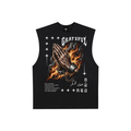 Grateful Sabar Shukar X Risen Retro Raw Edge Cotton Tank Top