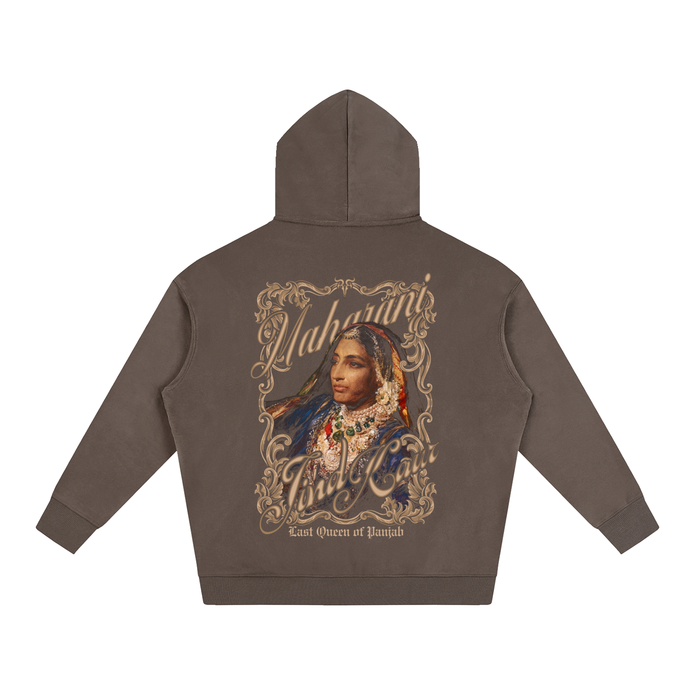 MAHARANI JIND KAUR RisenRetro Oversize Fleeced Hoodie
