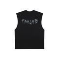 PANJAB Y2K PANTHER x Risen Retro Raw Edge Cotton Tank Top