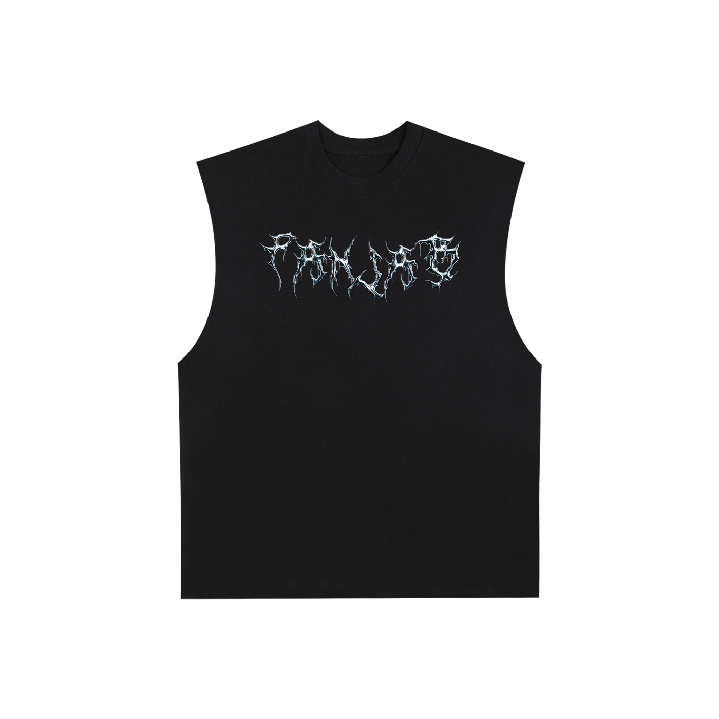 PANJAB Y2K PANTHER x Risen Retro Raw Edge Cotton Tank Top
