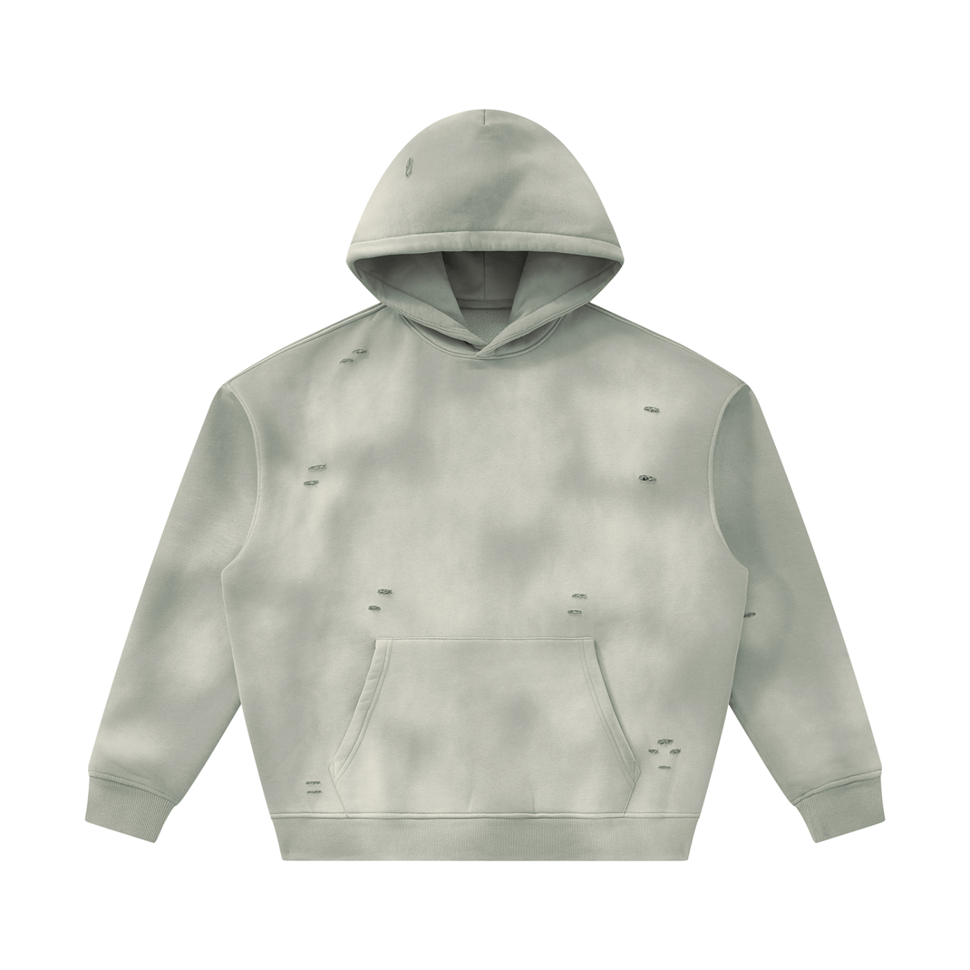 RISENRETRO® Sunfade Frayed Hoodie & Sweatpants Set