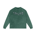 PANJAB Panther Y2K | RisenRetro | Acid Wash Oversize Long Sleeve T-Shirt