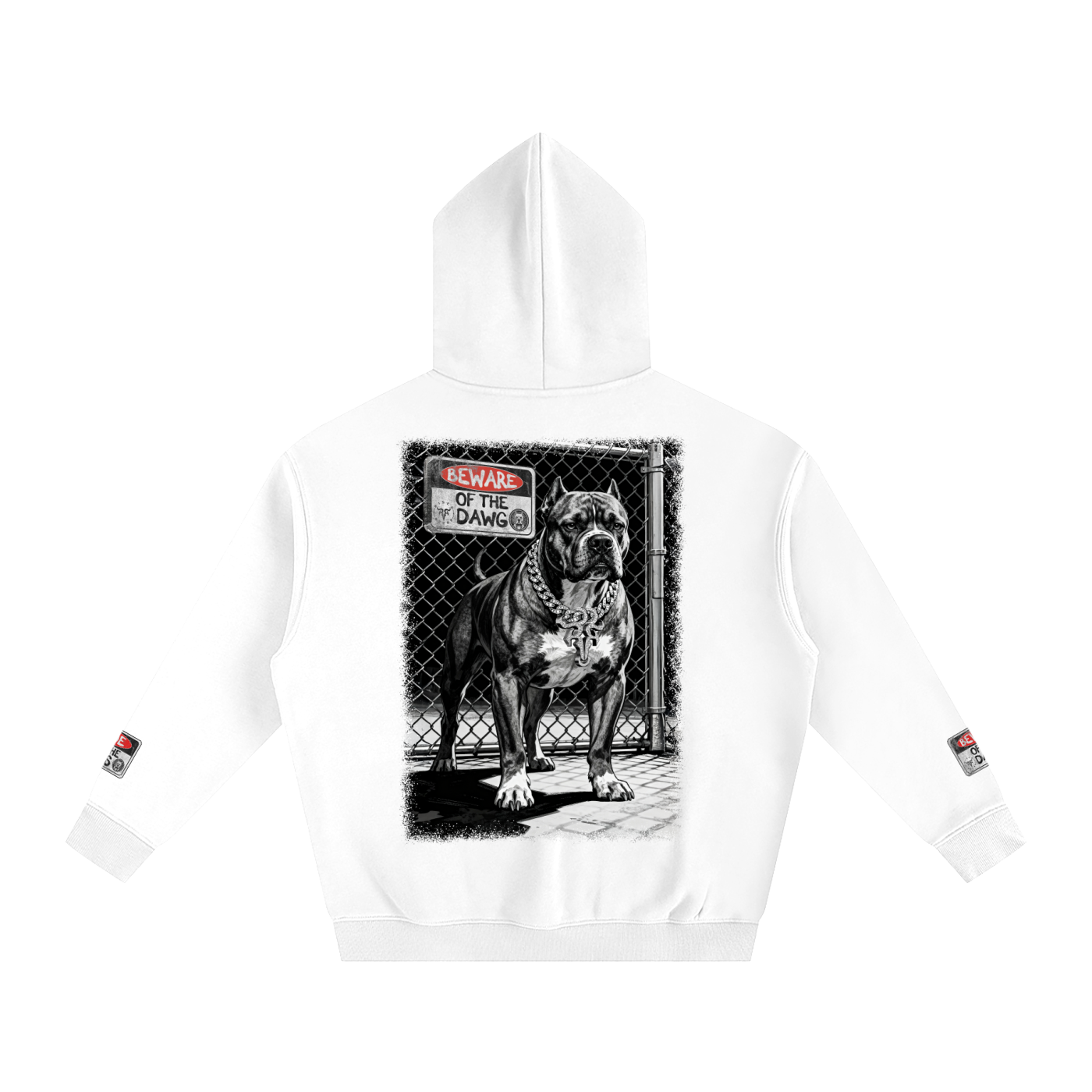 Beware of the Dawg X RisenRetro Oversize Fleeced Hoodie