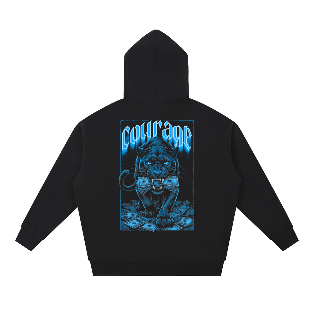 Courage  Essential Heavyweight Hoodie | RisenRetro