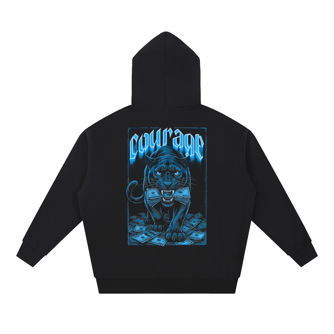 Courage  Essential Heavyweight Hoodie | RisenRetro