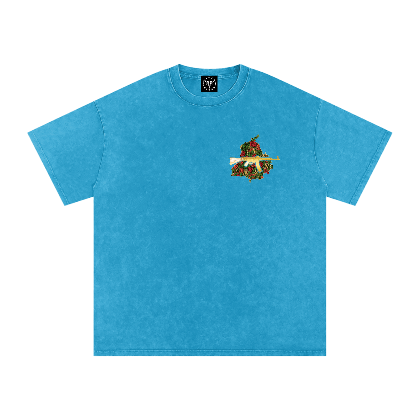 Vintage Panjab v4 X RisenRetro Snow Washed Oversized Cotton T-Shirt