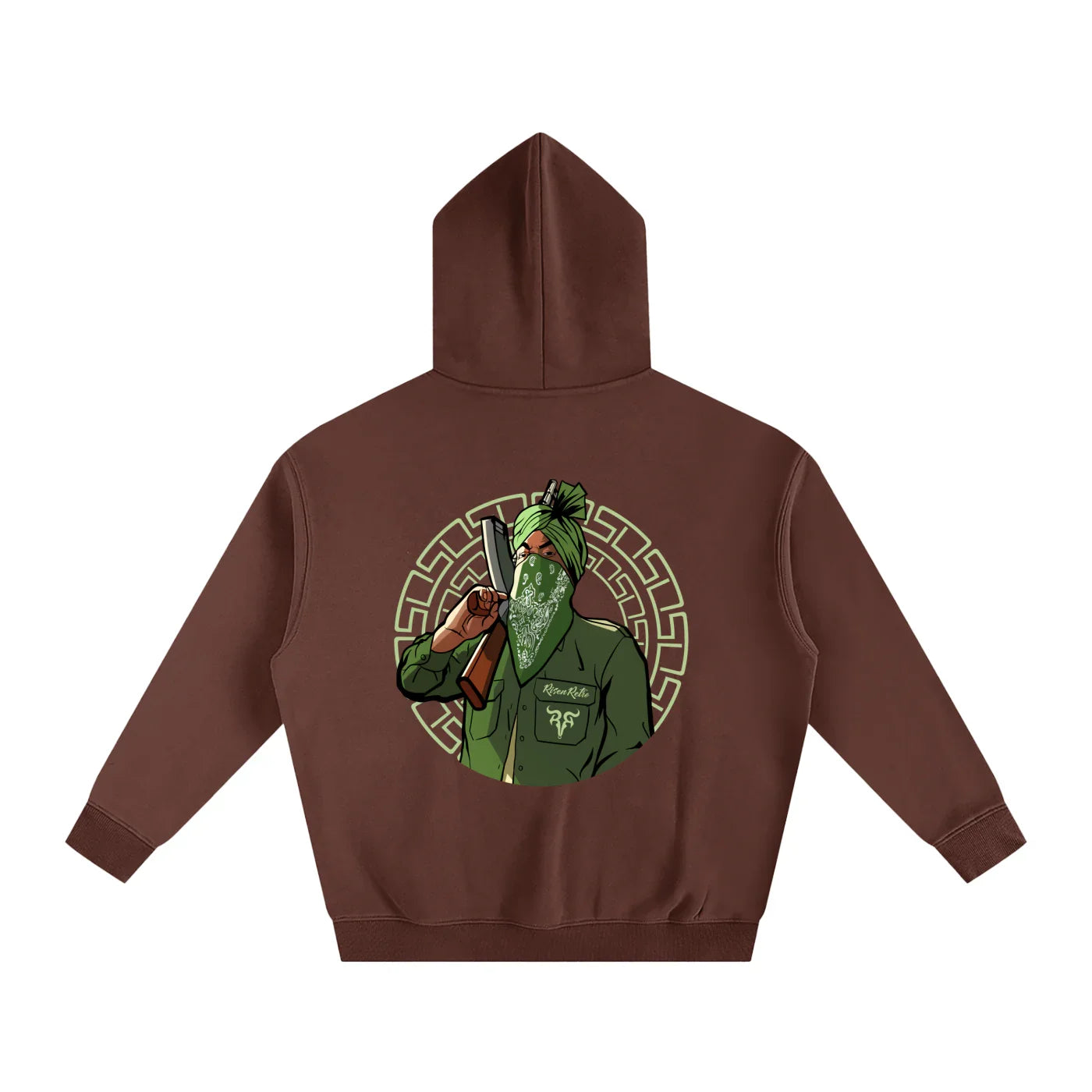 Sweat à capuche oversize en polaire SMW OG