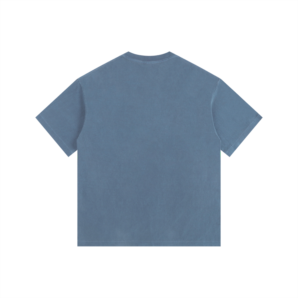 Panjab Thunder Eagle X Risen Retro Vintage Washed Oversized Cotton T-Shirt