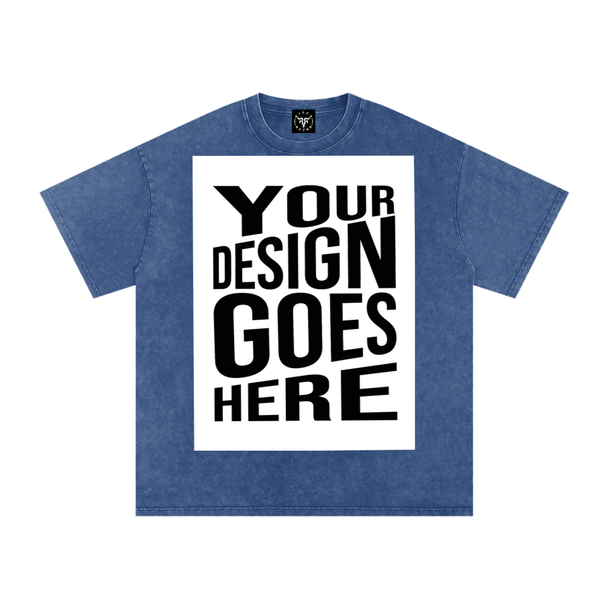 CUSTOM ORDER X RisenRetro Snow Washed Oversized Cotton T-Shirt