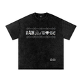 RAW RICH RARE X RisenRetro Snow Washed Oversized Cotton T-Shirt