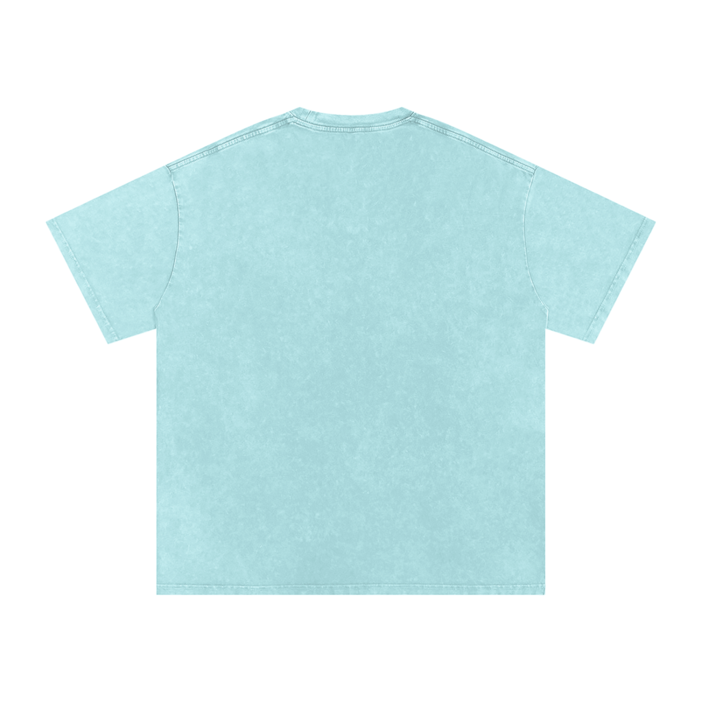 YUBA CITY  X Risen Retro Snow Washed Oversized Cotton T-Shirt