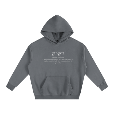 Gangsta Oversize Fleeced Hoodie