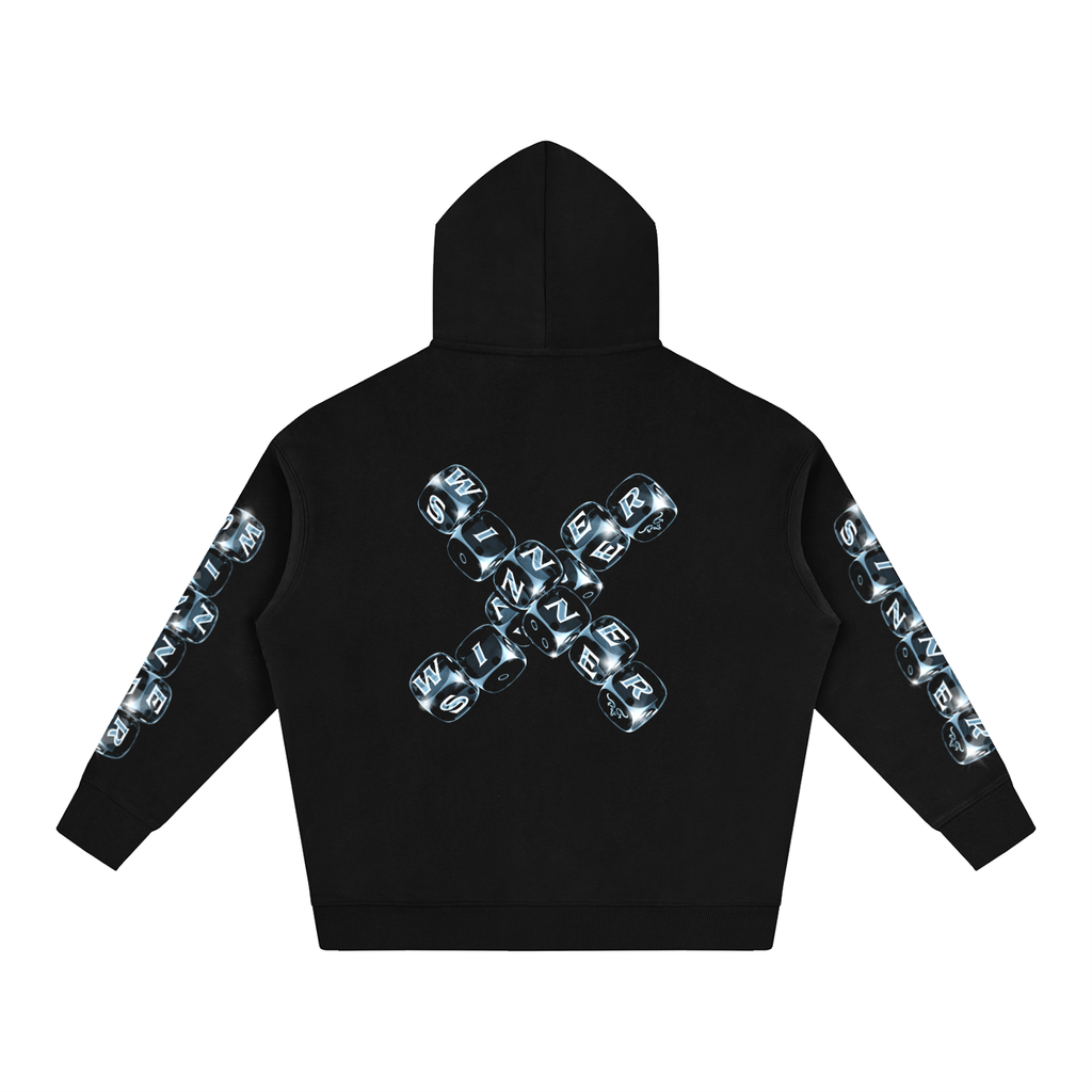 WINNER X SINNER X Risen Retro Oversize Fleeced Hoodie