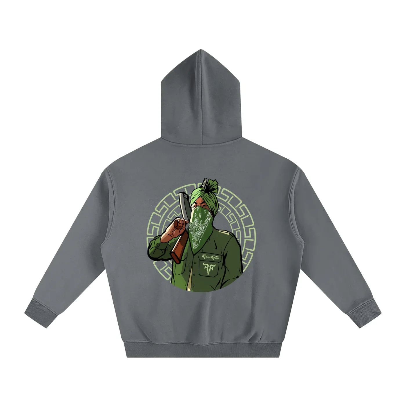 Sweat à capuche oversize en polaire SMW OG