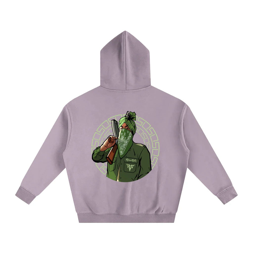 Sweat à capuche oversize en polaire SMW OG