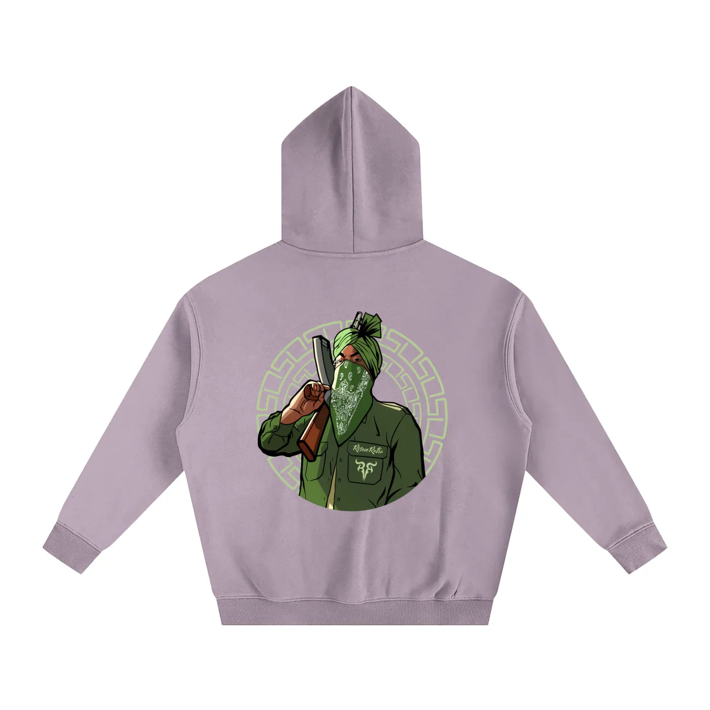 Sweat à capuche oversize en polaire SMW OG
