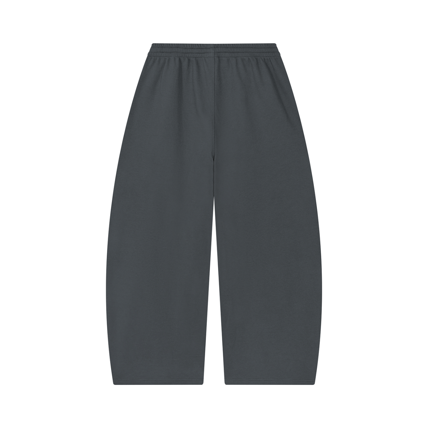 RISENRETRO x Unisex Waffle Barrel Leg Pants