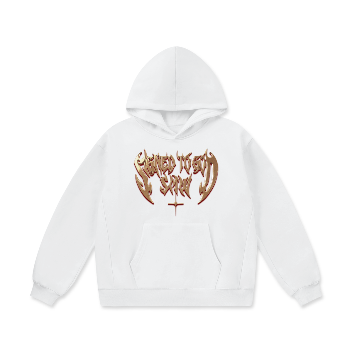 SIGNED TO GOD | PLUS SIZE | Oversize Heavyweight Fleece Hoodie