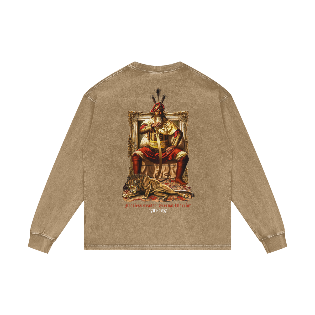 Hari Singh Nalwa | RisenRetro | Acid Wash Oversize Long Sleeve T-Shirt
