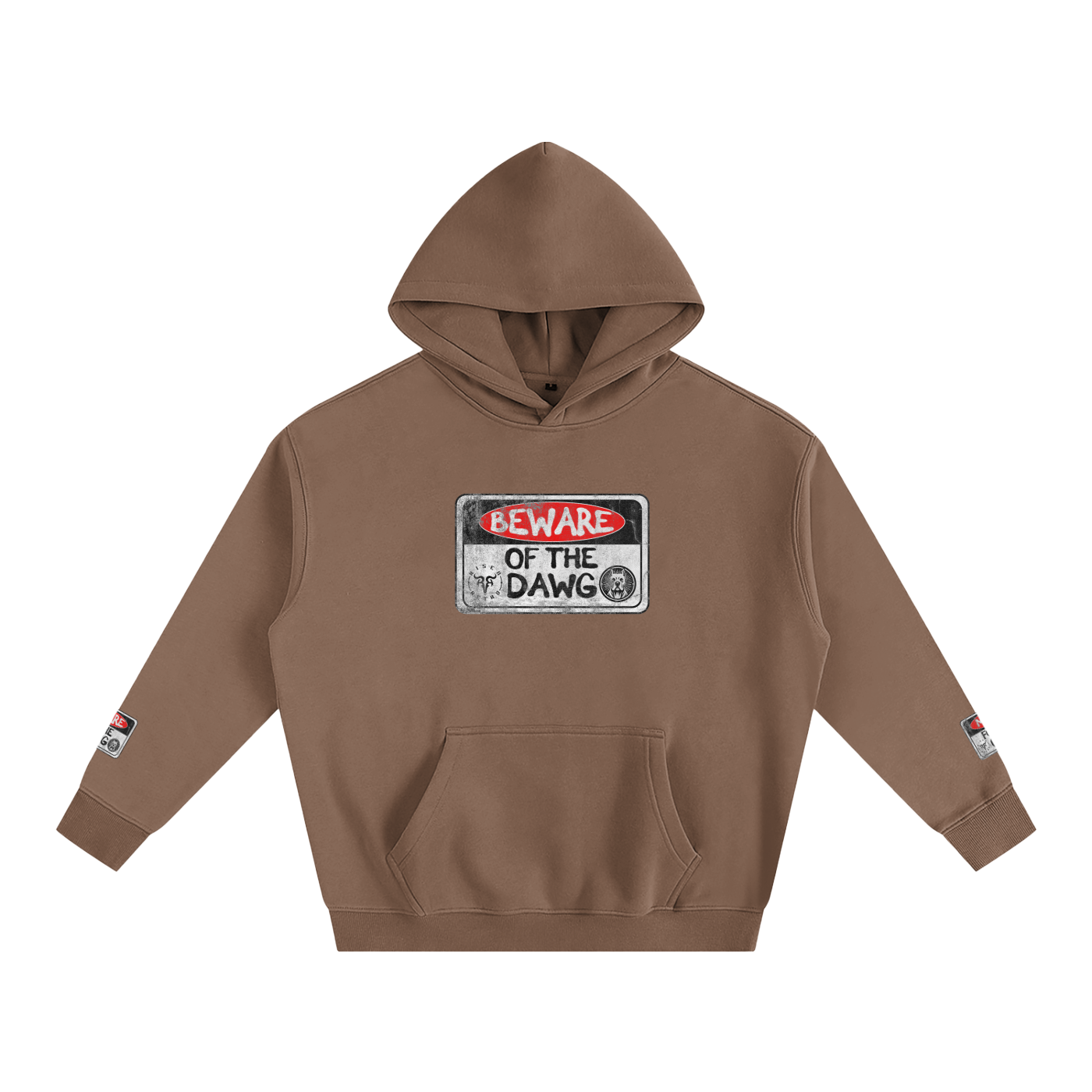 Beware of the Dawg X RisenRetro Oversize Fleeced Hoodie