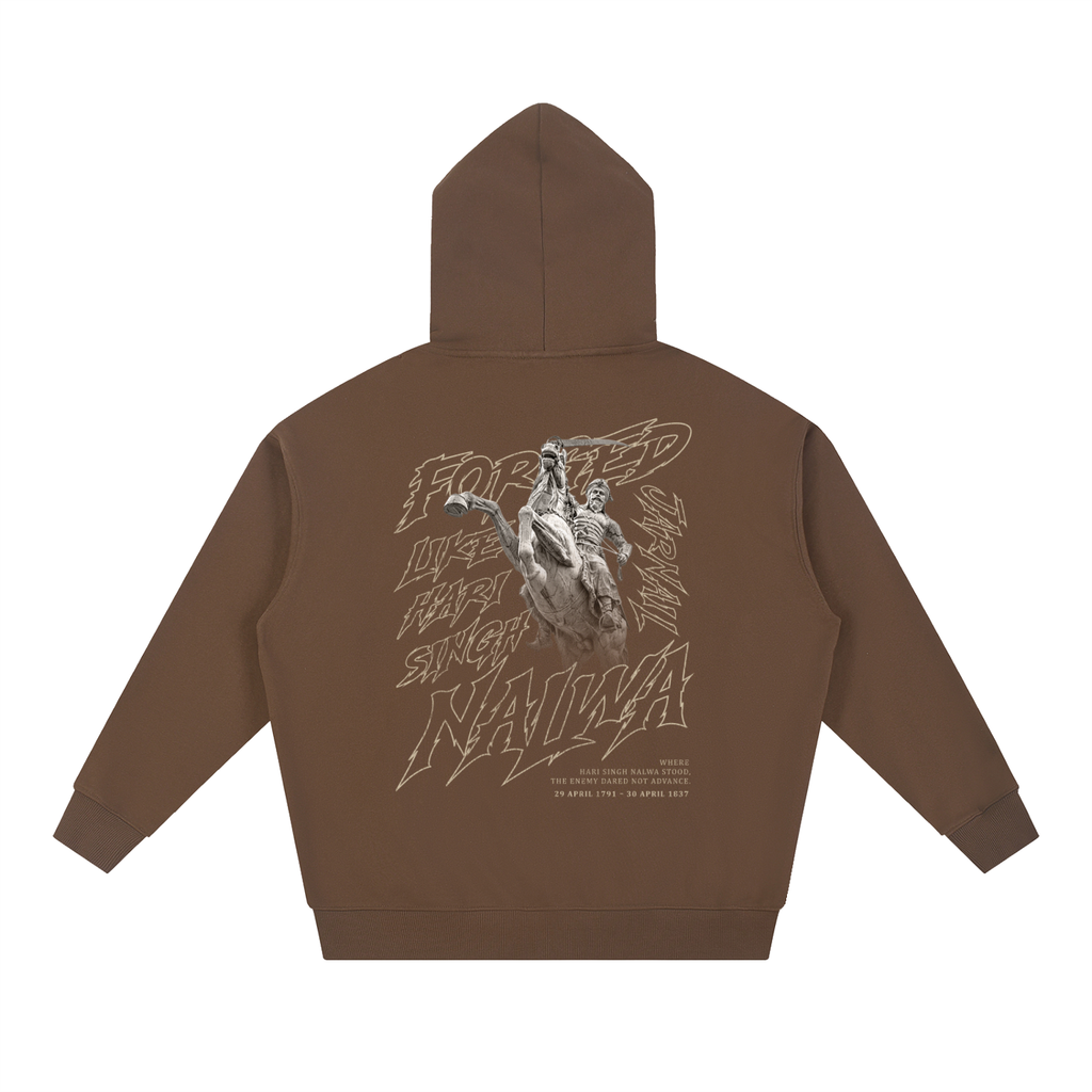 Forged Like Nalwa | Essential Heavyweight Hoodie | RisenRetro